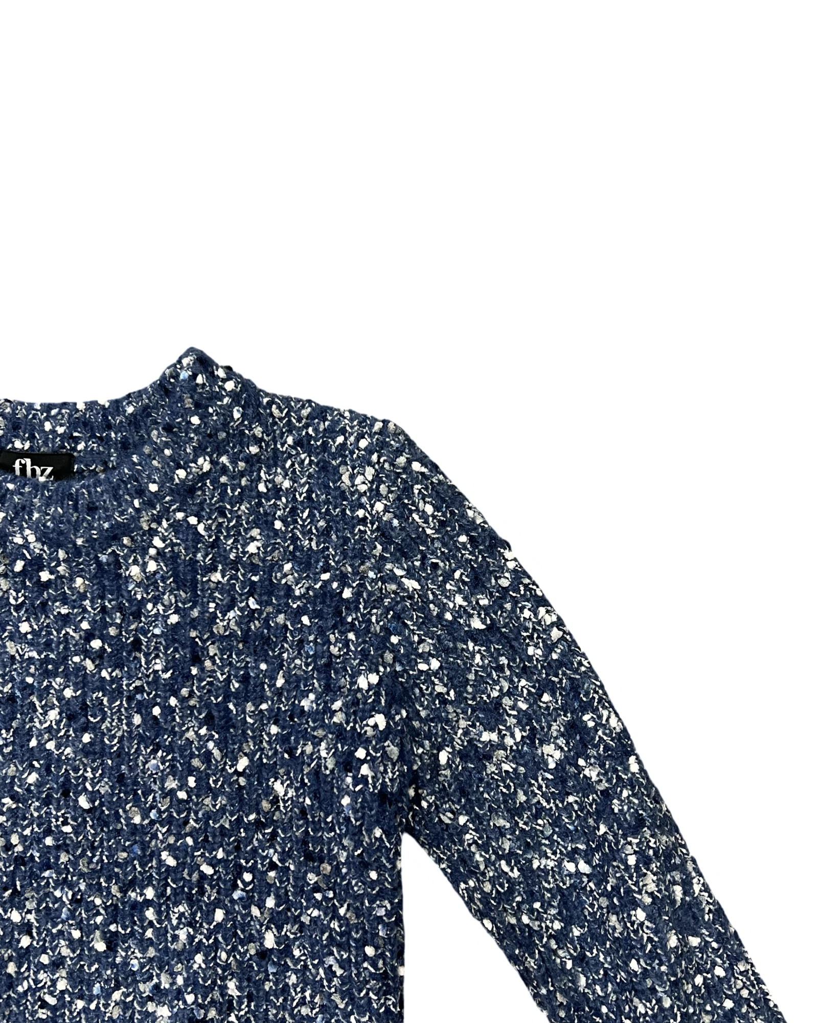 Blue Popcorn Sweater