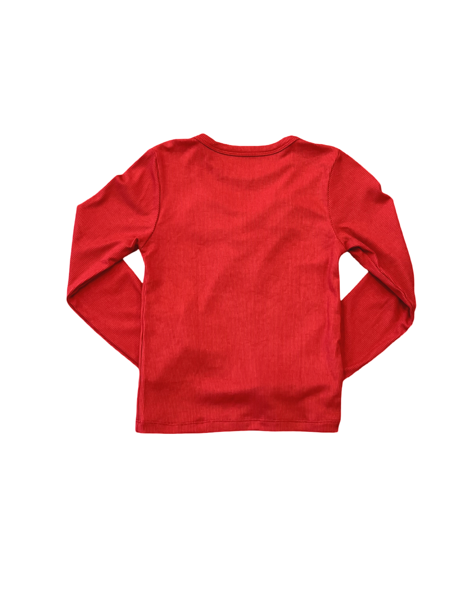 Girls Red with Bow Long Sleeve Tee