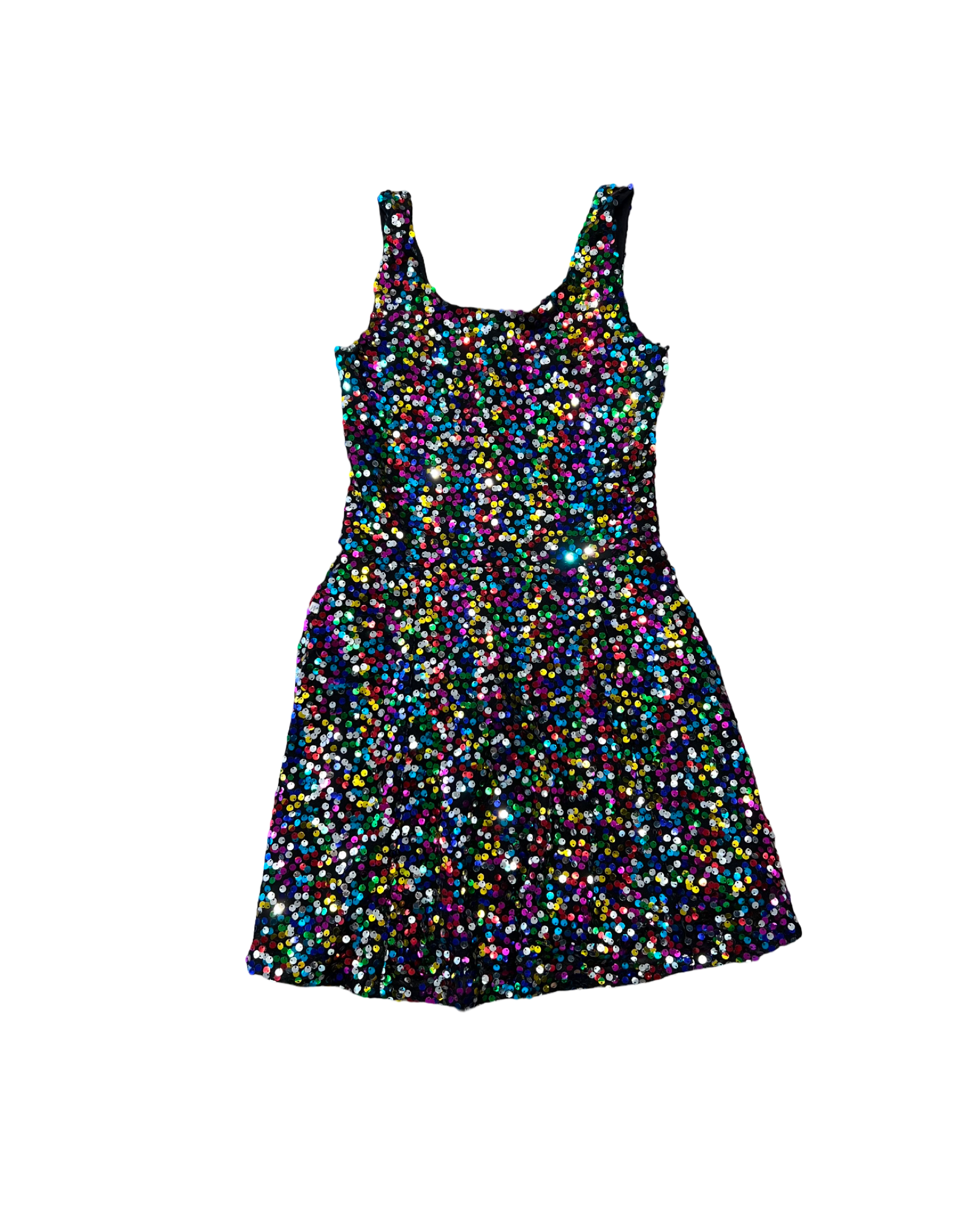 Girls Multi Sequin Dress