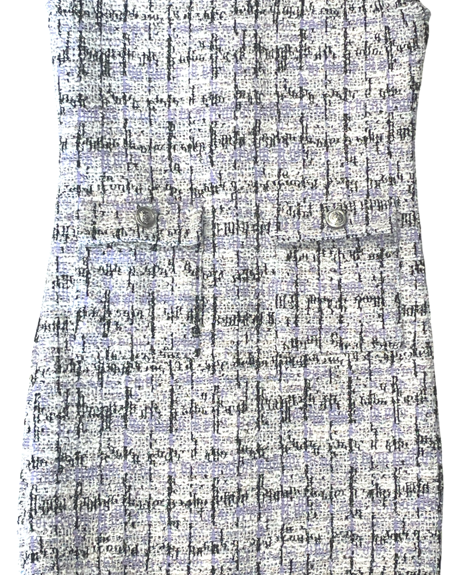 Purple Tweed Jumper Dress