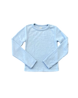 Girls Blue Hacci Top