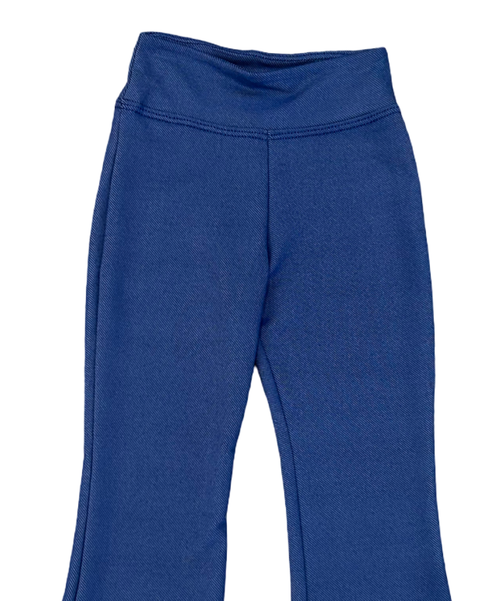 Girls Denim Flare Leggings
