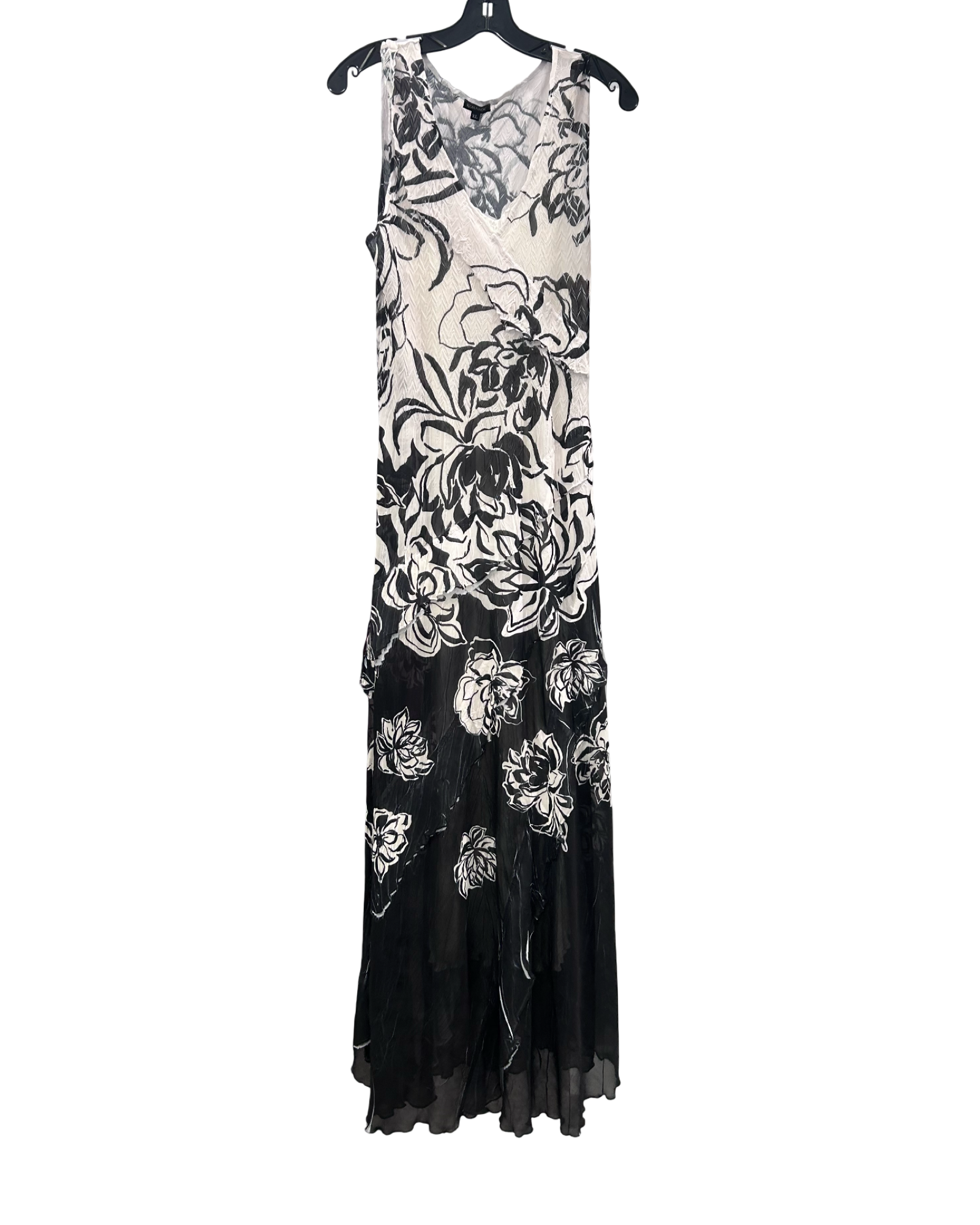 Sleeveless Ruffle Maxi Dress