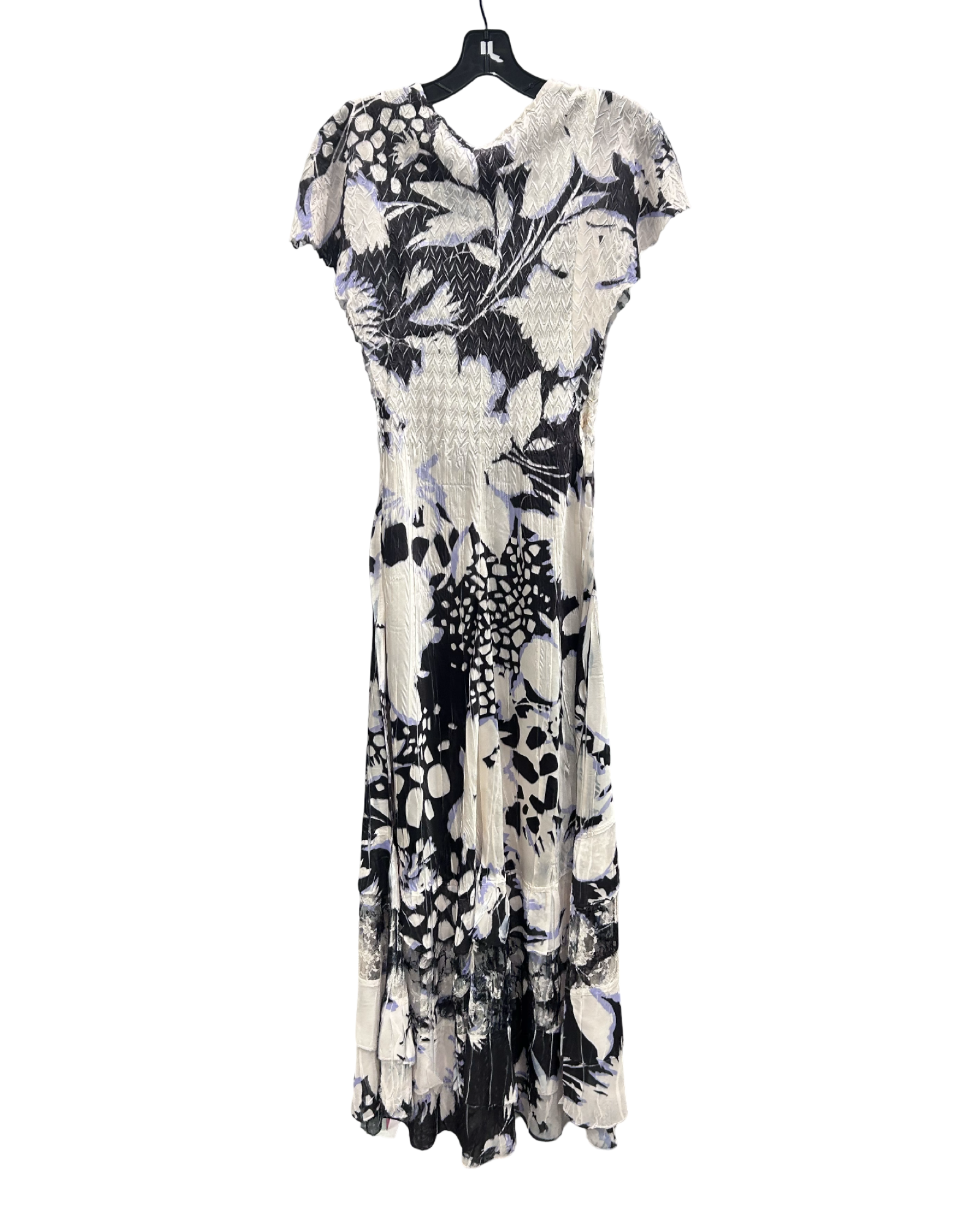 Flutter Sleeve Midi Dress - Night Dream Purple