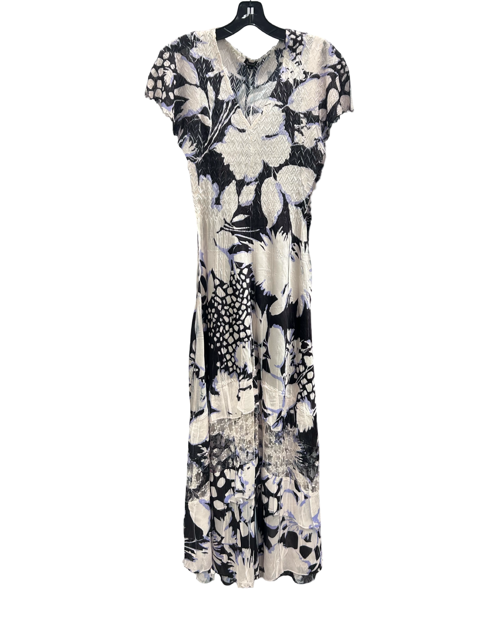 Flutter Sleeve Midi Dress - Night Dream Purple