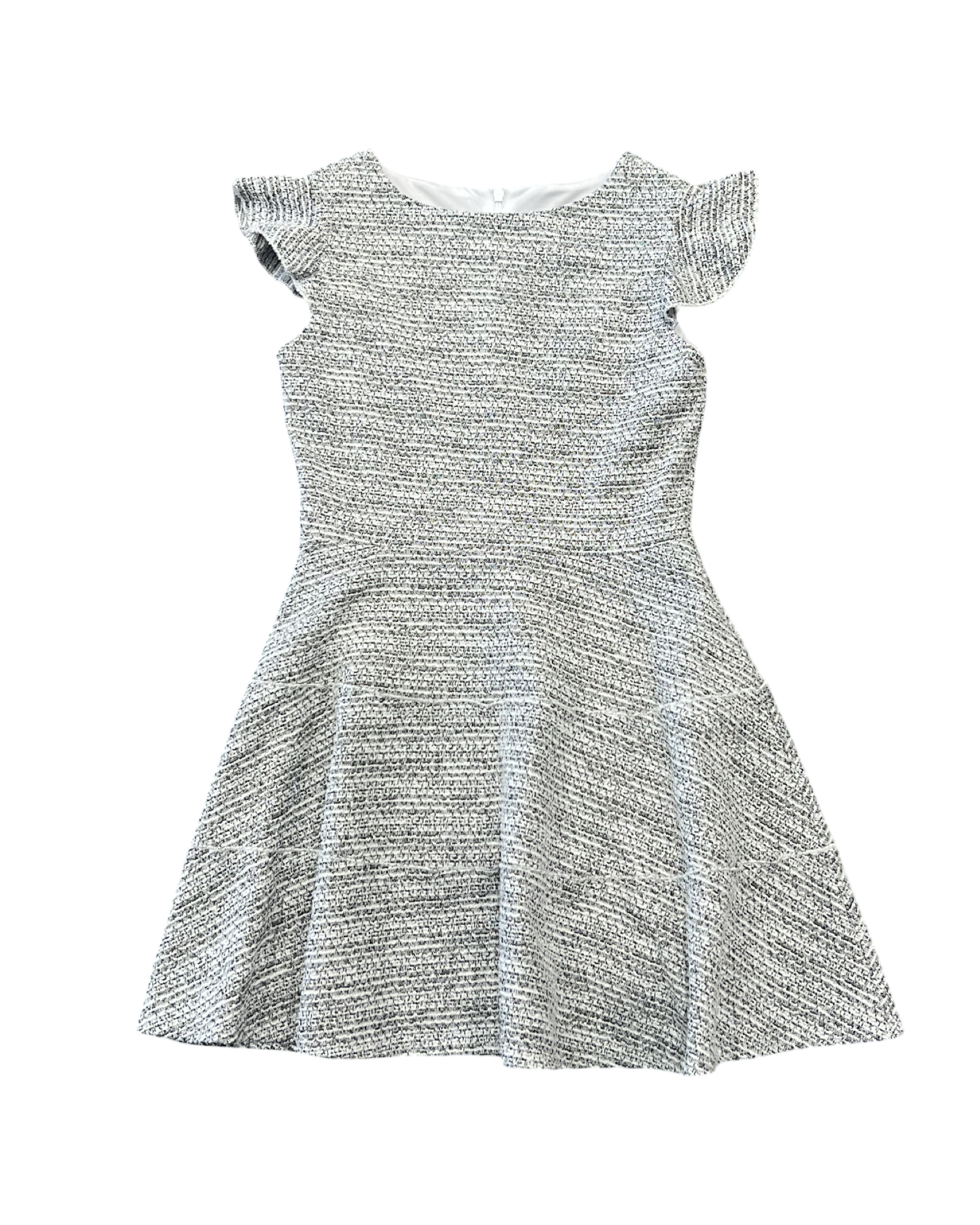Girls & JR Black/White Cap Sleeve Dress