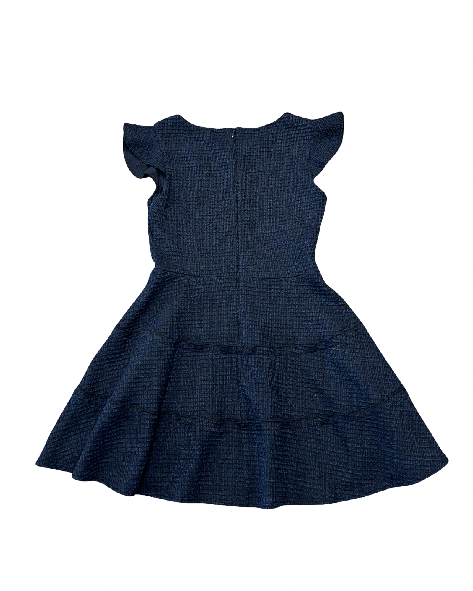 Girls & JR Navy Cap Sleeve Dress