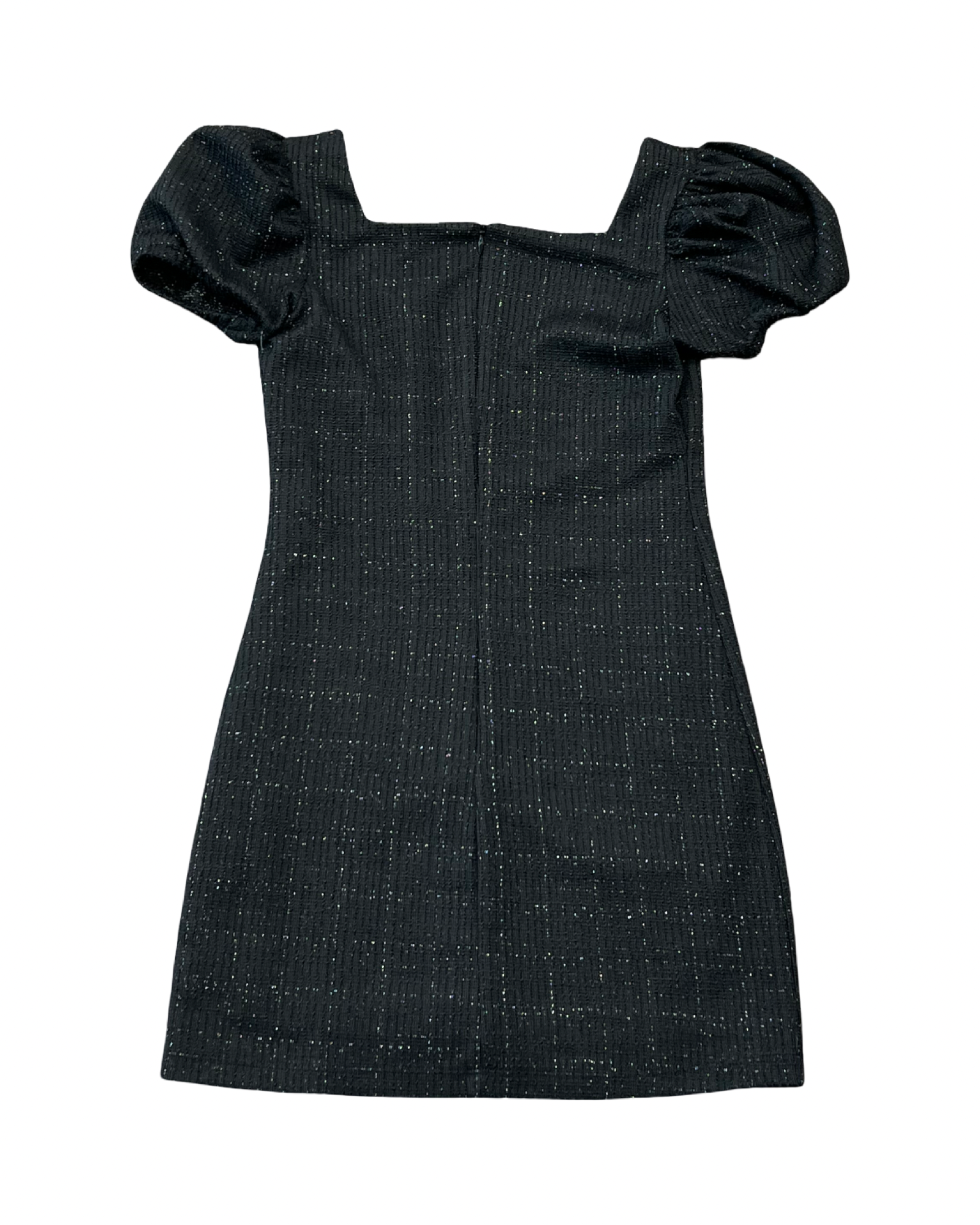 Girls & Juniors Black Puff Sleeve Dress
