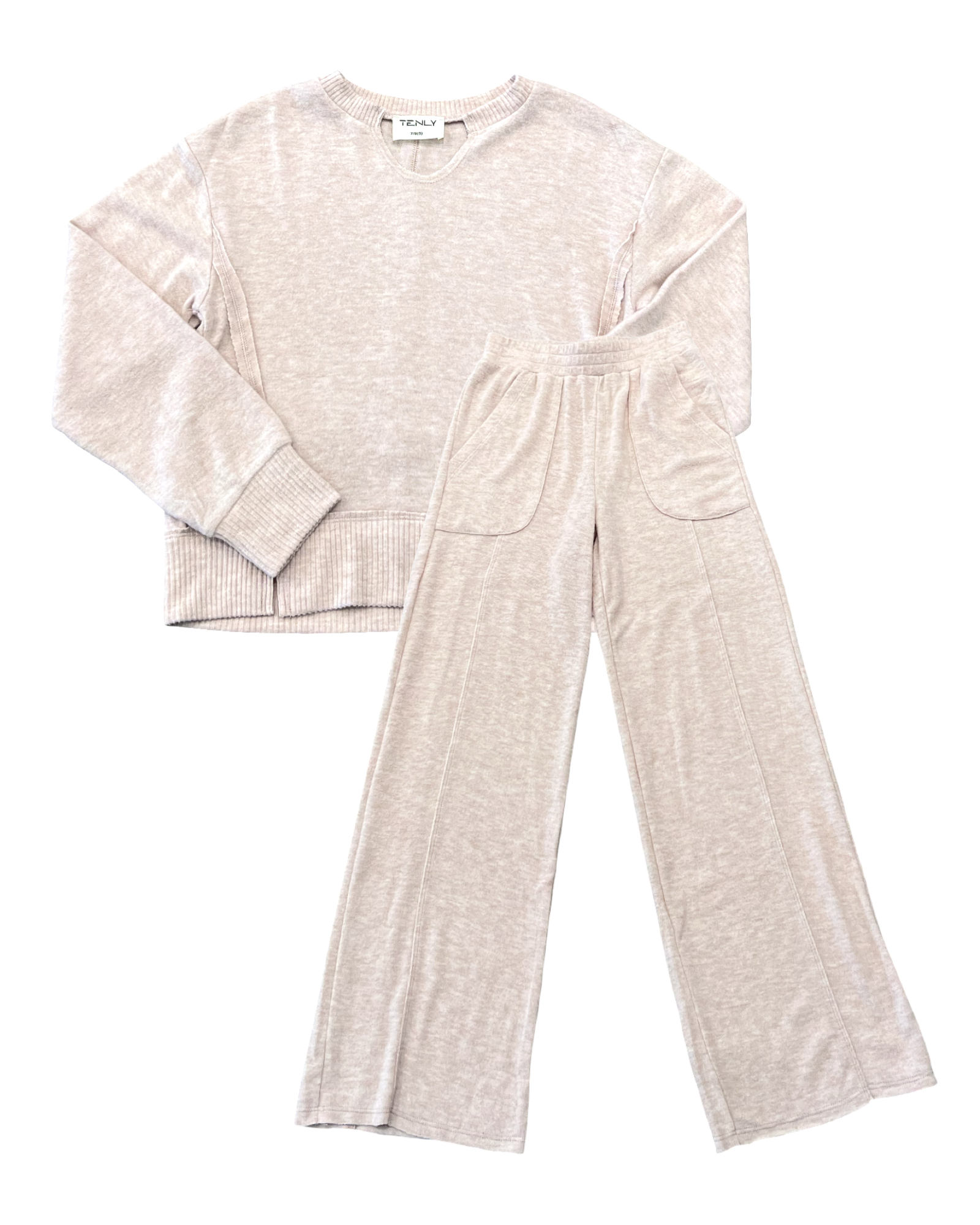 Girls Moscato Pink Hacci Set