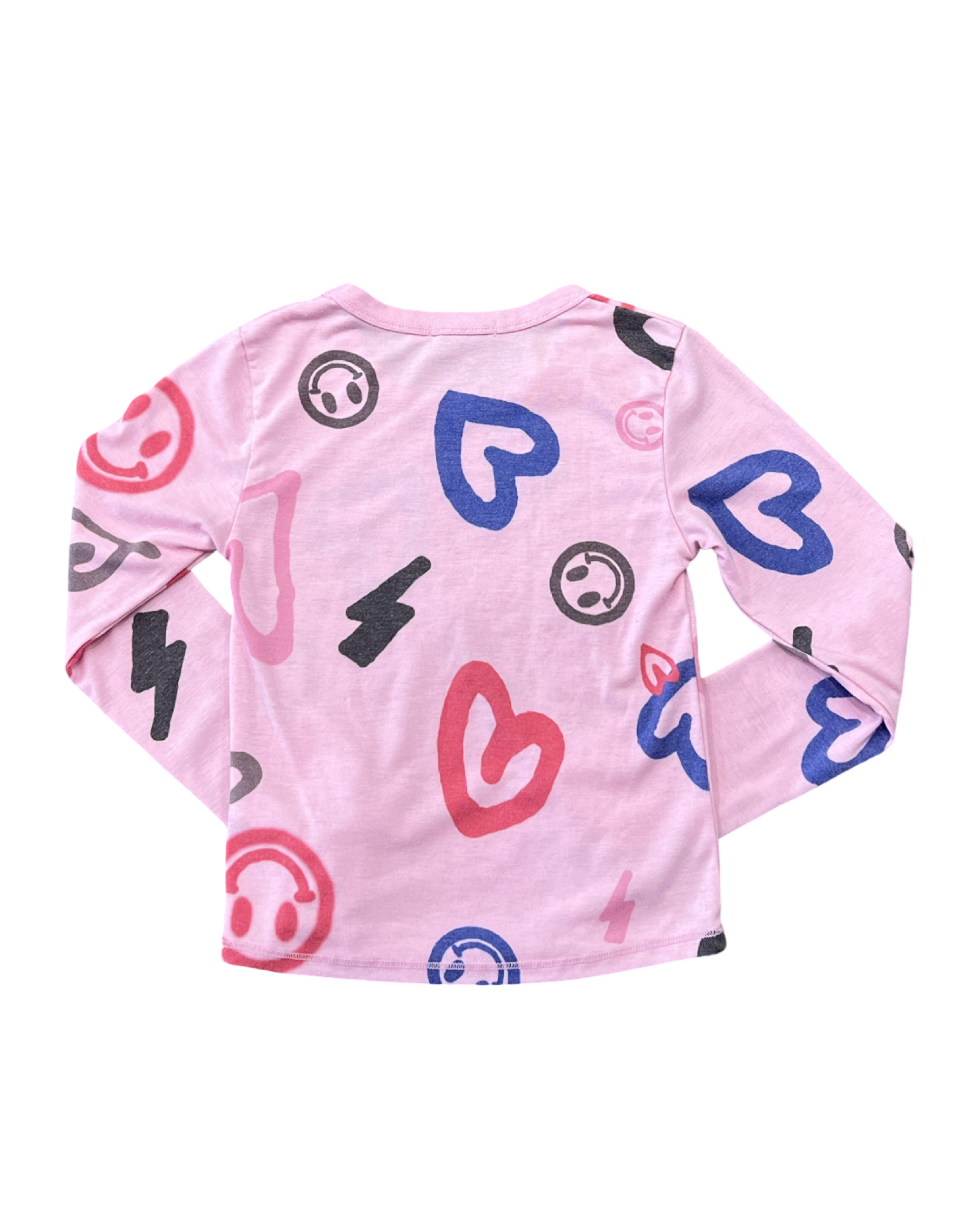 Girls Love & Smiles Long Sleeve Tee