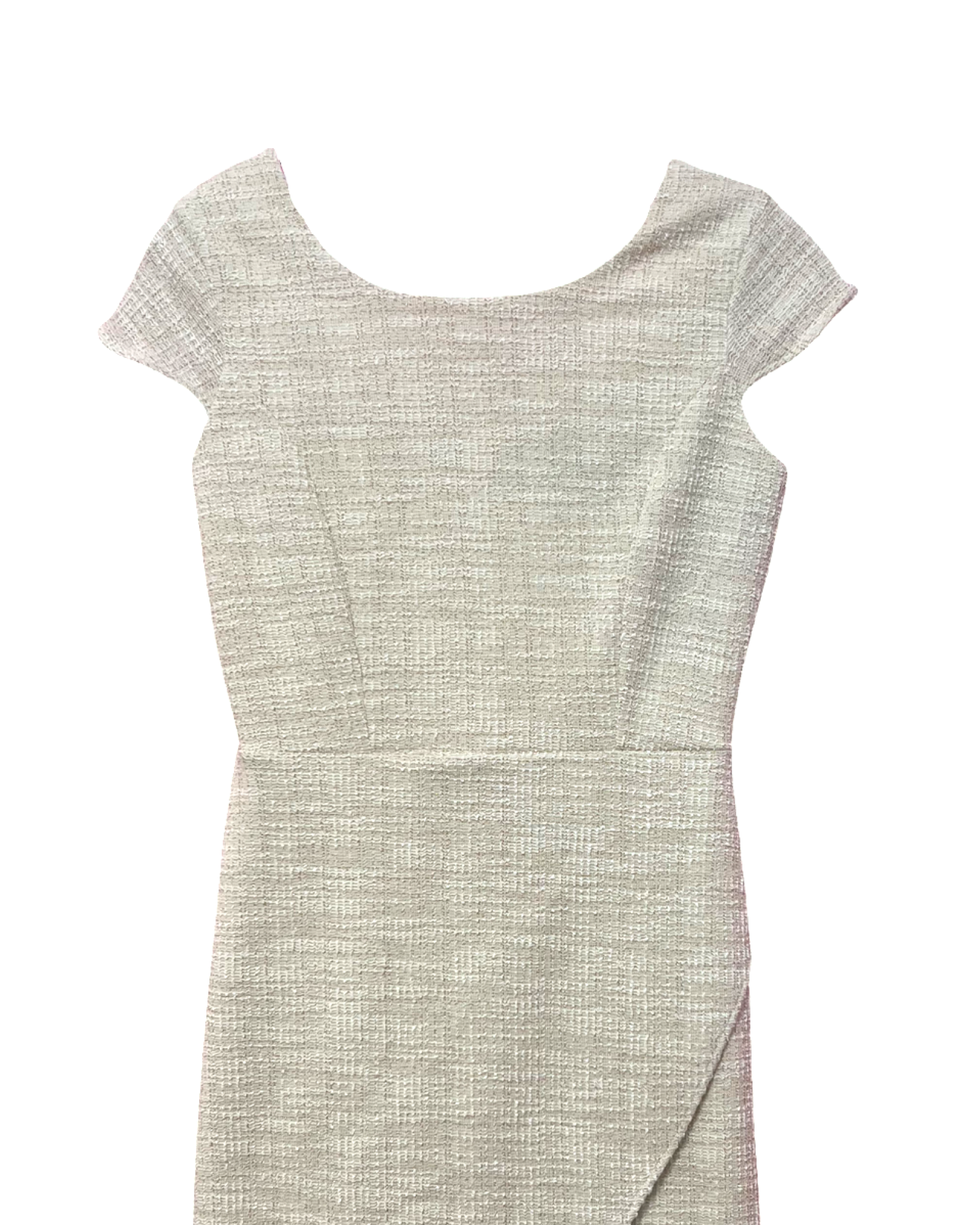 Girls & Juniors Ivory/Gold Envelope Dress
