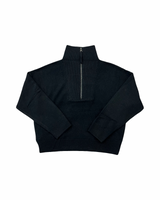 Jeanette Half-Zip Cashmere Sweater