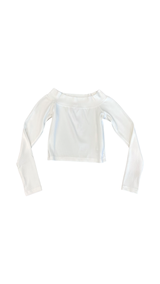 Girls Off Shoulder Knit Top