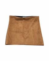 Girls Faux Suede Mini Skirt