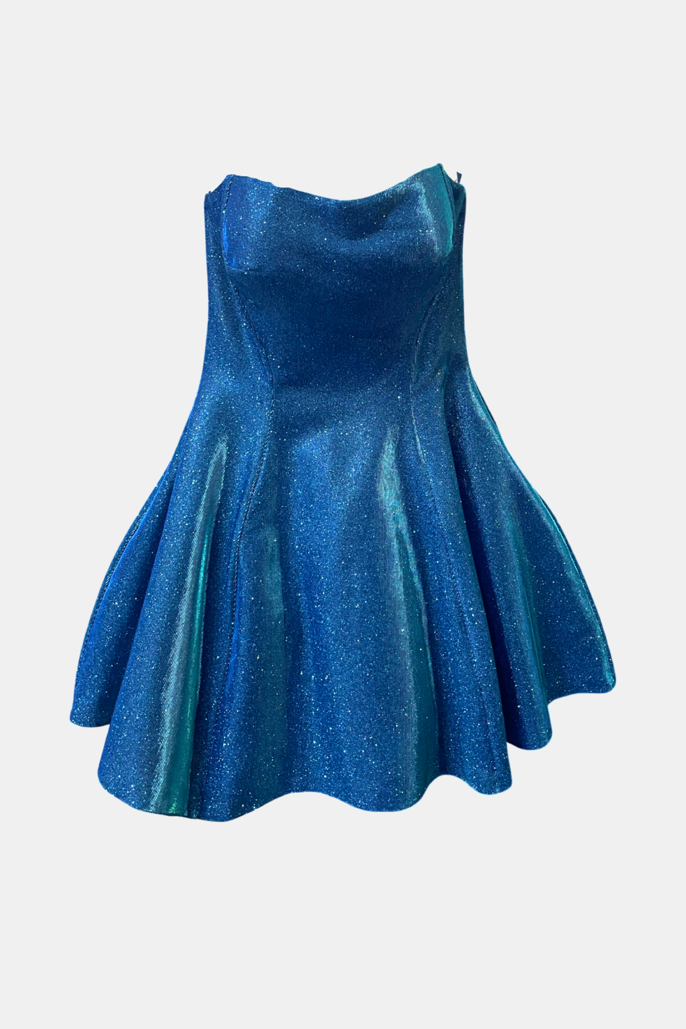 Tarik Ediz 53213 - sparkle strapless party dress Royal Blue / 4 Tarik Ediz 53213 - sparkle strapless party dress Royal Blue / 4