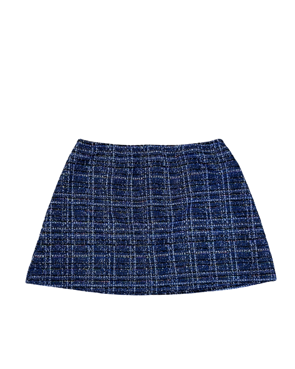Girls Blue Tweed Skirt