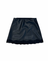Girls Faux Leather Skirt