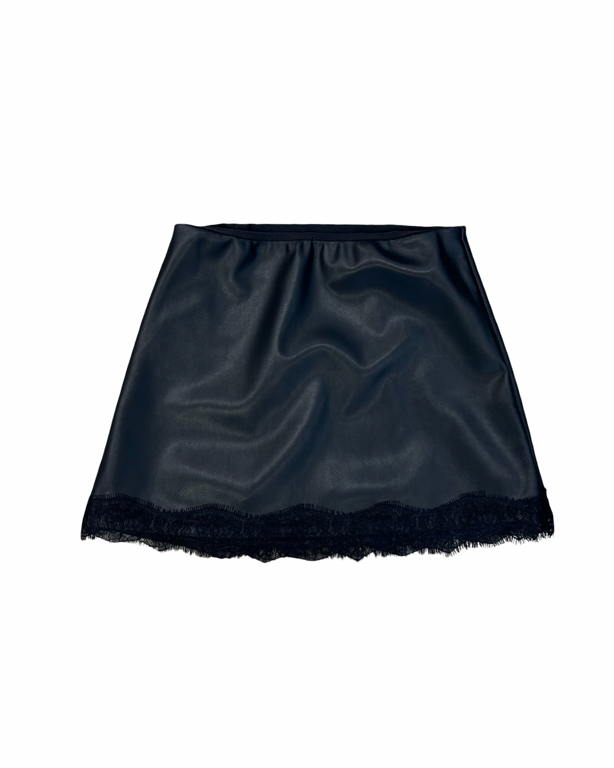 Girls Faux Leather Skirt