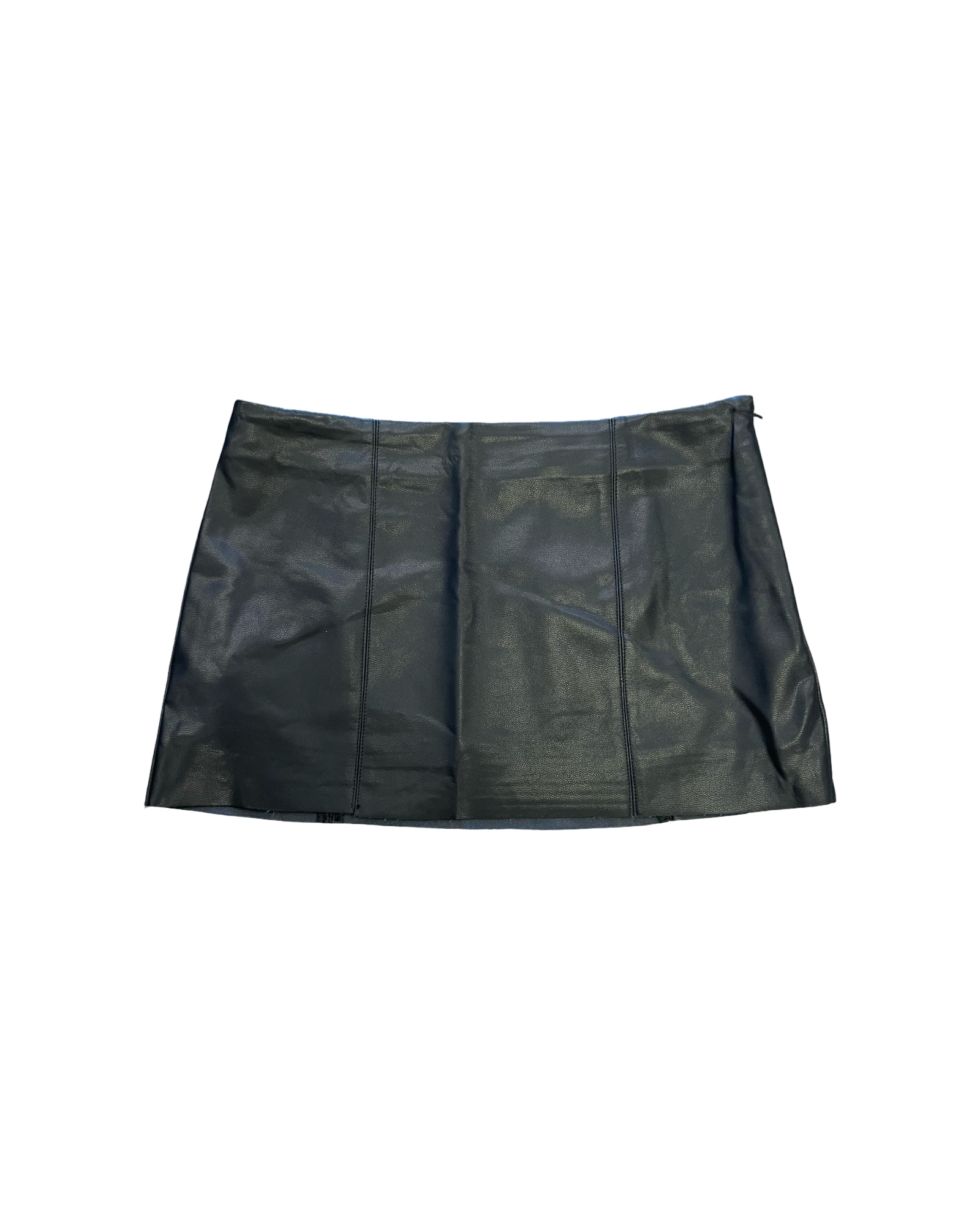 Vegan Leather Mini Skirt