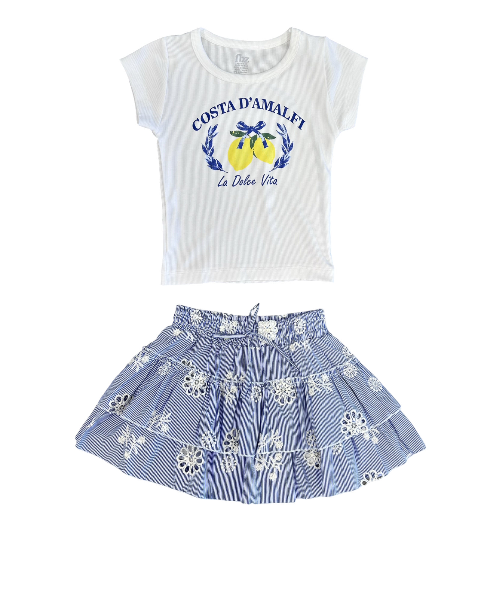Girls Amalfi Lemon Graphic Tee