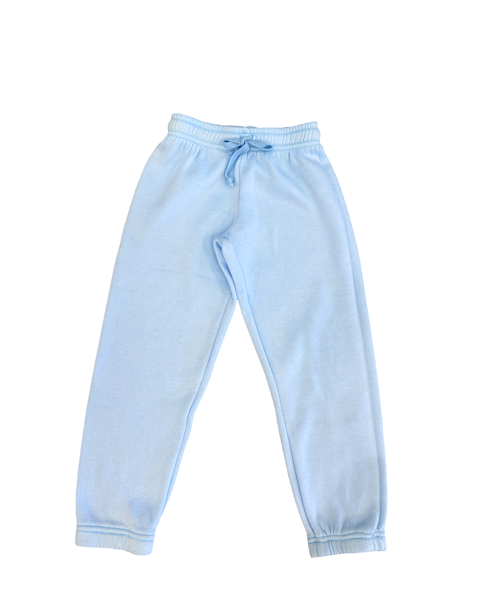 Girls Powder Blue Jogger Sweatpants