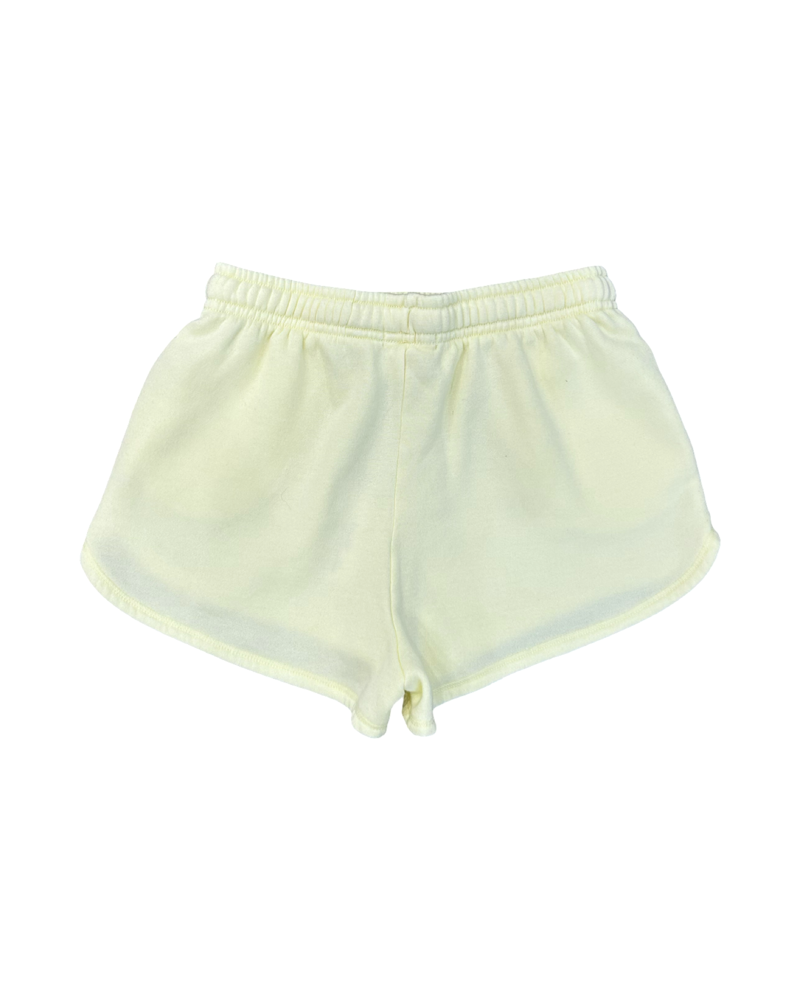 Girls Butter Yellow Sweat Shorts