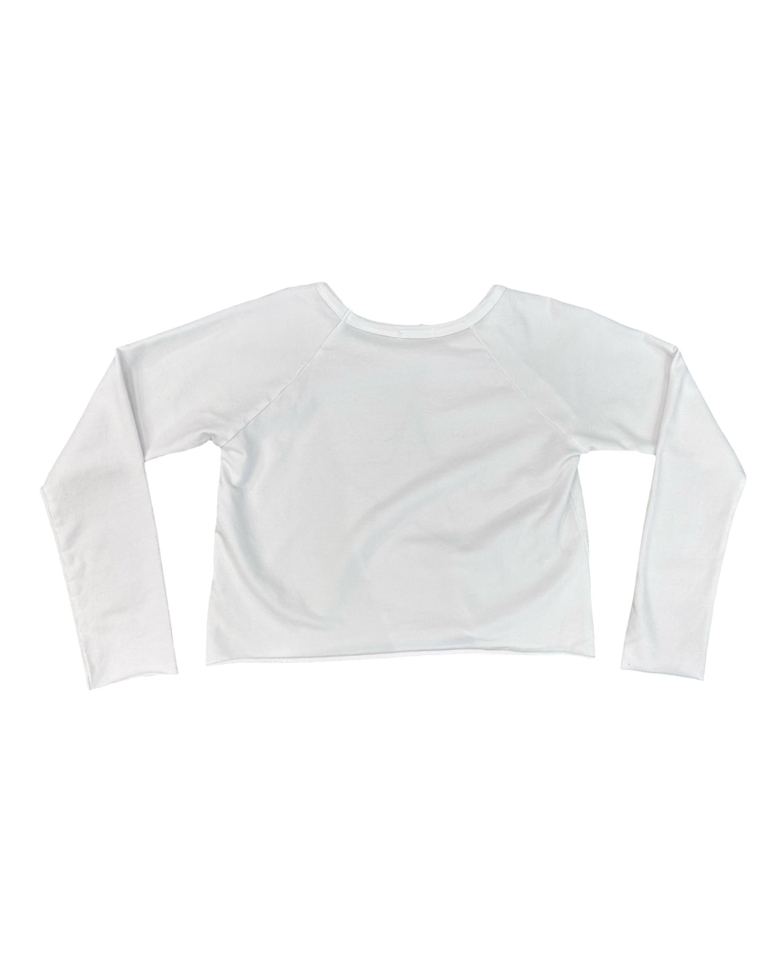 Girls White Star Long Sleeve
