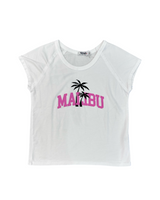 Girls White Malibu Tee