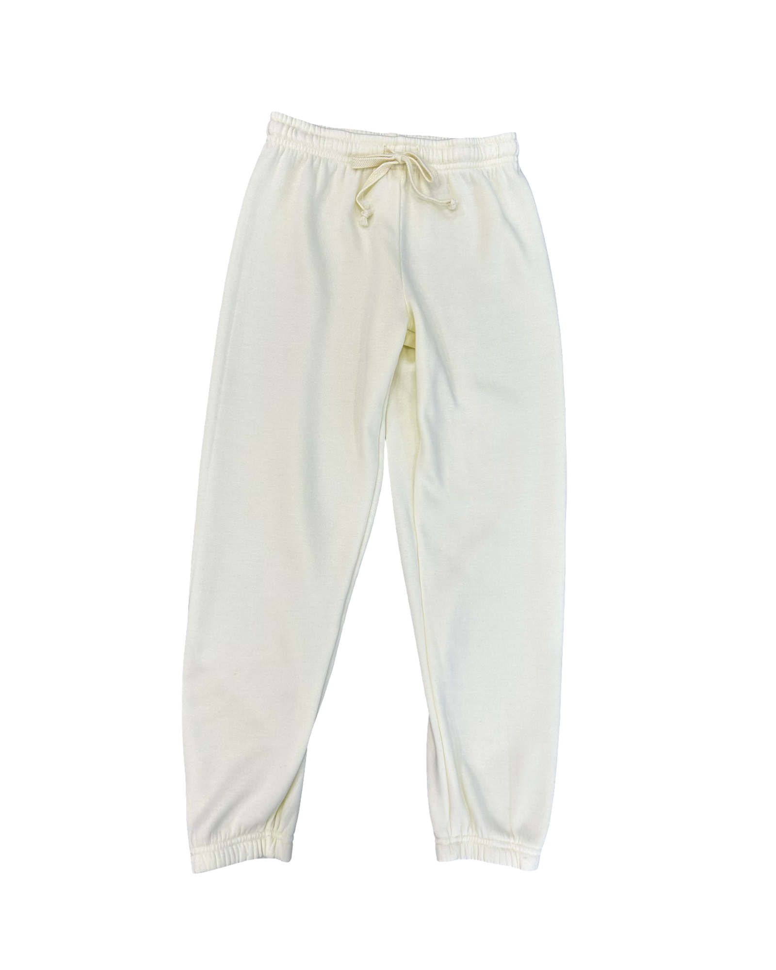 Girls Butter Yellow Sweatpants