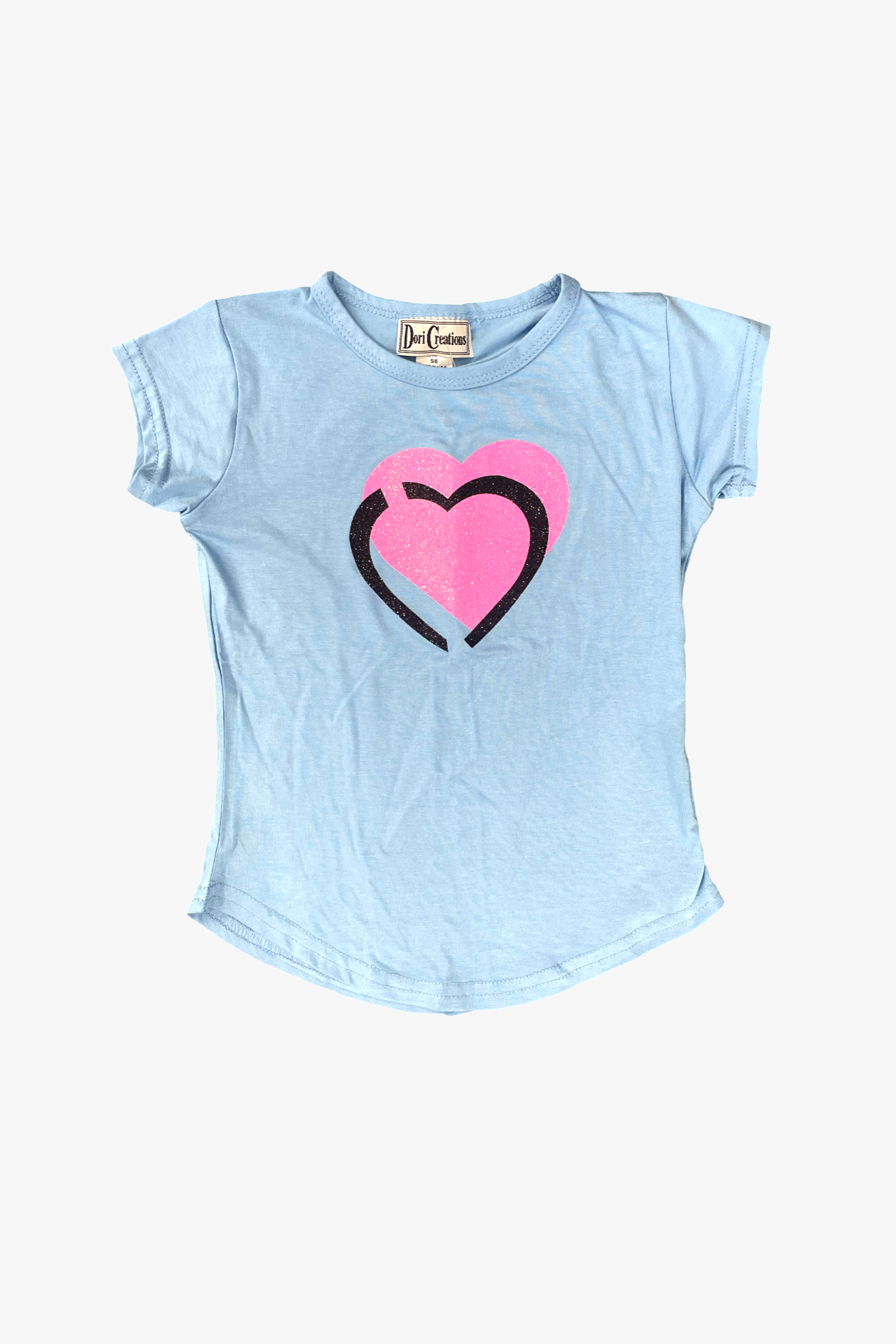 Light Blue Heart Tee