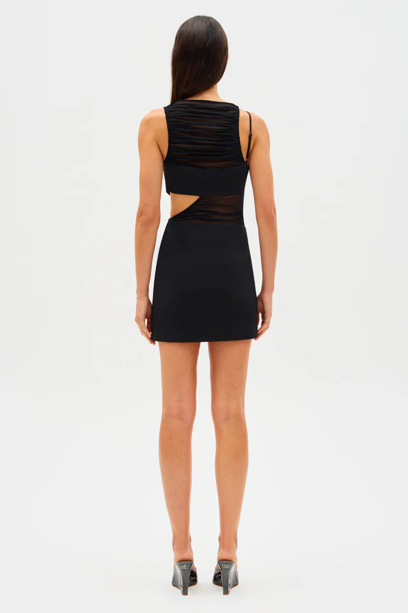 MISHA | PATRICIA MESH MINI DRESS Black | XS | Designer Ready-To-Wear Clothing MISHA | PATRICIA MESH MINI DRESS Black | XS | Designer Ready-To-Wear Clothing