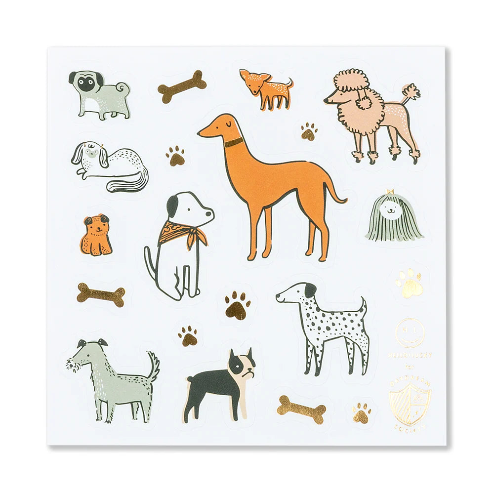 Bow Wow Sticker Set