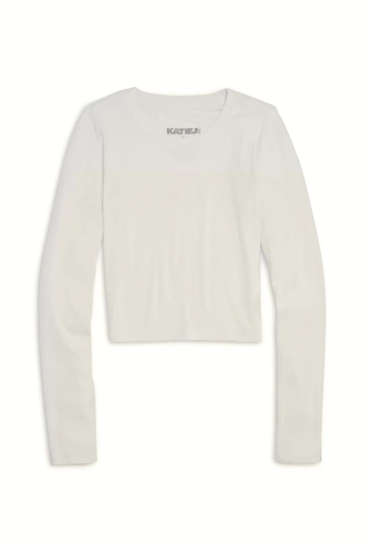 Tween Livi Solid Ribbed Long Sleeve Tee