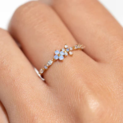Blue Blossom Garden Ring