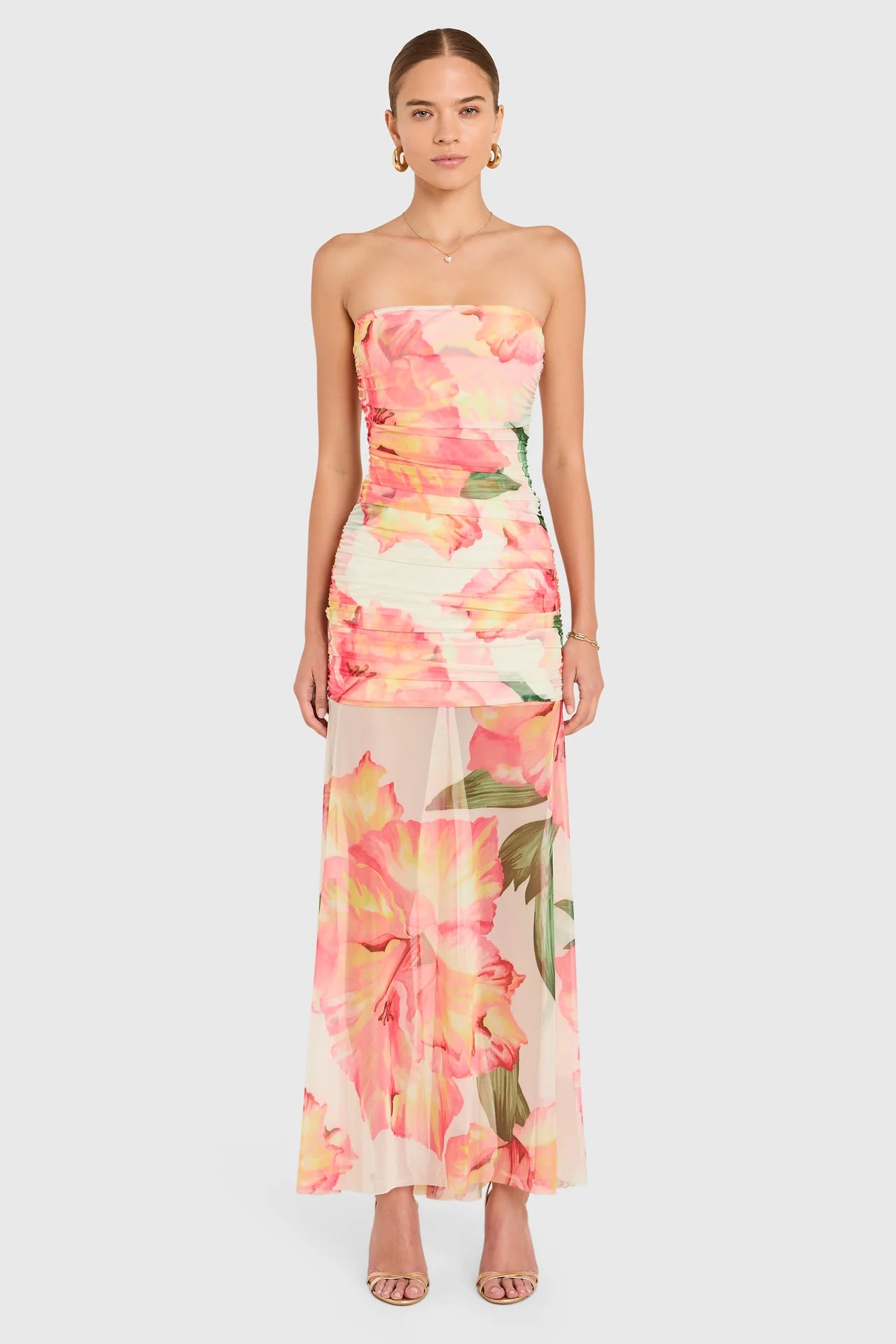 Leo Dress in Hibiscus