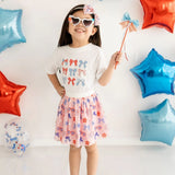 Girls Patriotic Cutie Short Sleeve T-Shirt - White