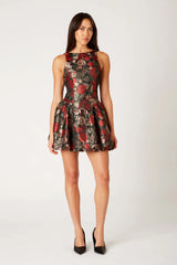 Floral Jacquard Tamara Dress