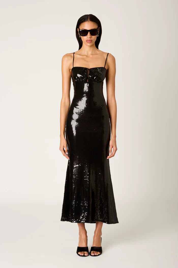 Hawk Sequin Midi Dress