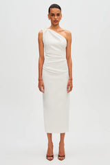 Aubree One Shoulder Midi Dress