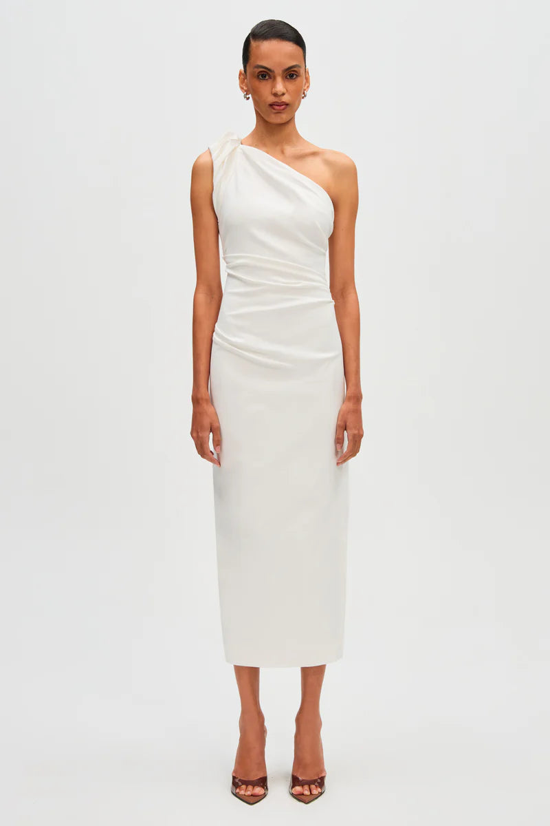 Aubree One Shoulder Midi Dress