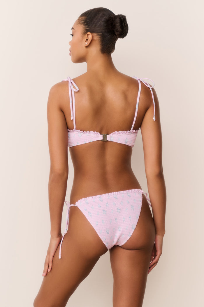 Quinley Smocked Floral Bikini Set