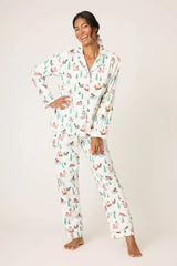 Sleigh All Day 3-Piece Flannel PJ Set