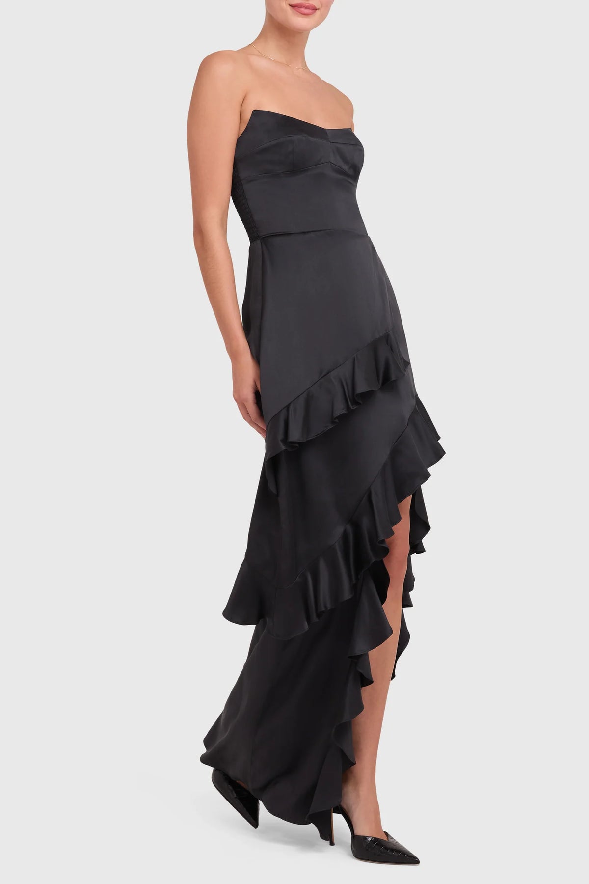 Magnolia Silk Maxi Dress