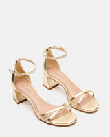 Rae Leather Chunky Heel Sandal