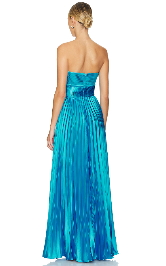 Stef Pleated Gown