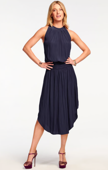 Audrey Smocked Midi Dress