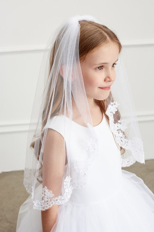 Scallop Lace Veil