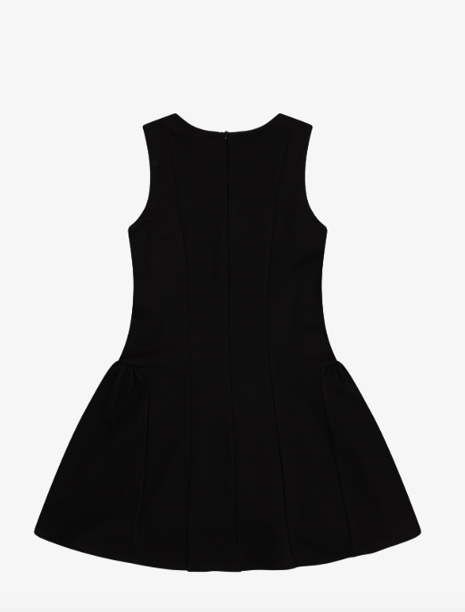 Girls Black Skater Dress