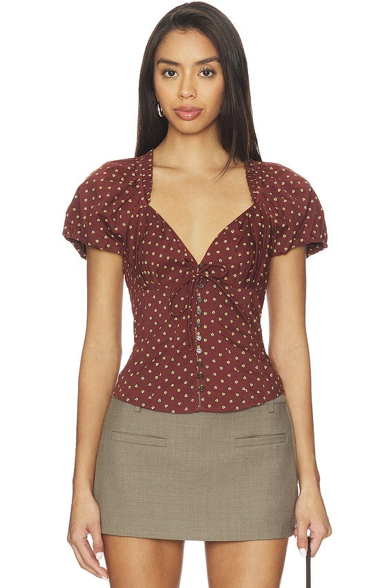 Summer Printed Blouse