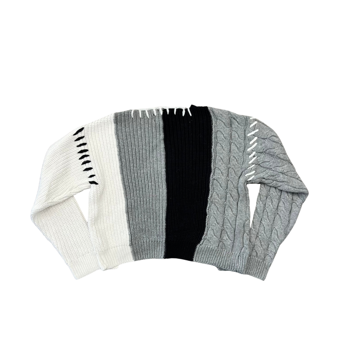Colorblock Cardigan Sweater